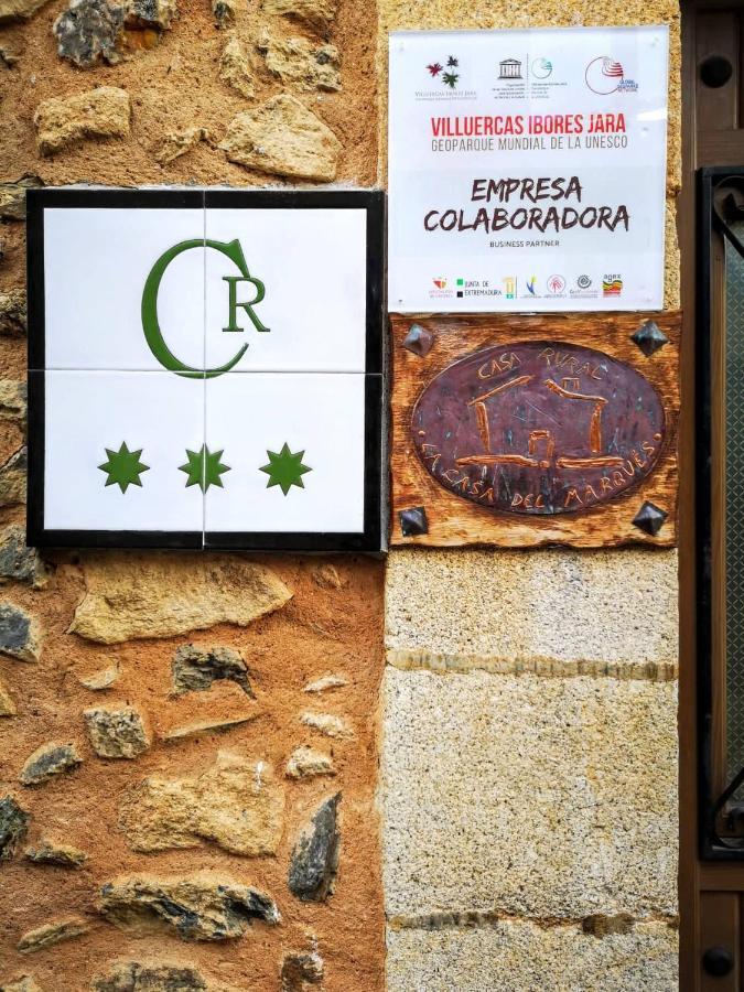 La Casa Del Marques Guest House Logrosan Bagian luar foto